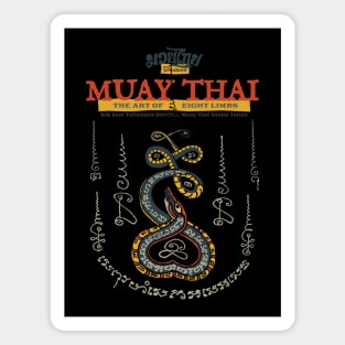 Muay Thai Tattoo Snake Magnet